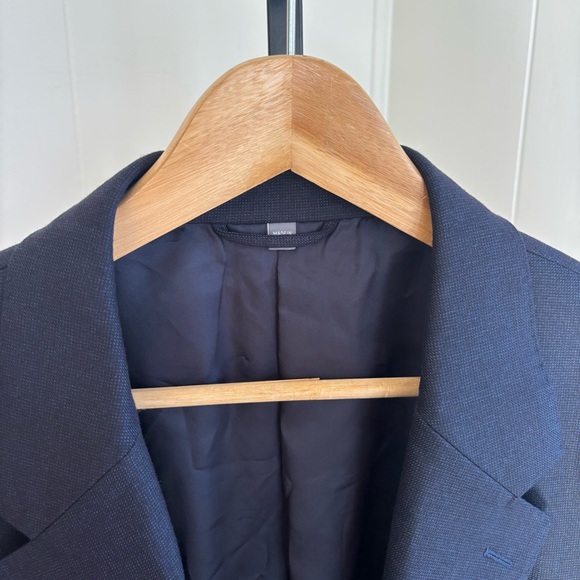 Bonobos Men 54L Blue Wool Blend Sport Coat Lanificio Comero Standard Fit Blazer